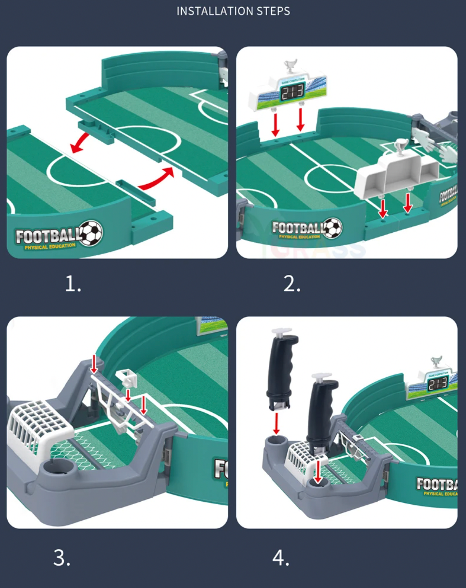 Soccer Table Football Tabletop Board Game For Family