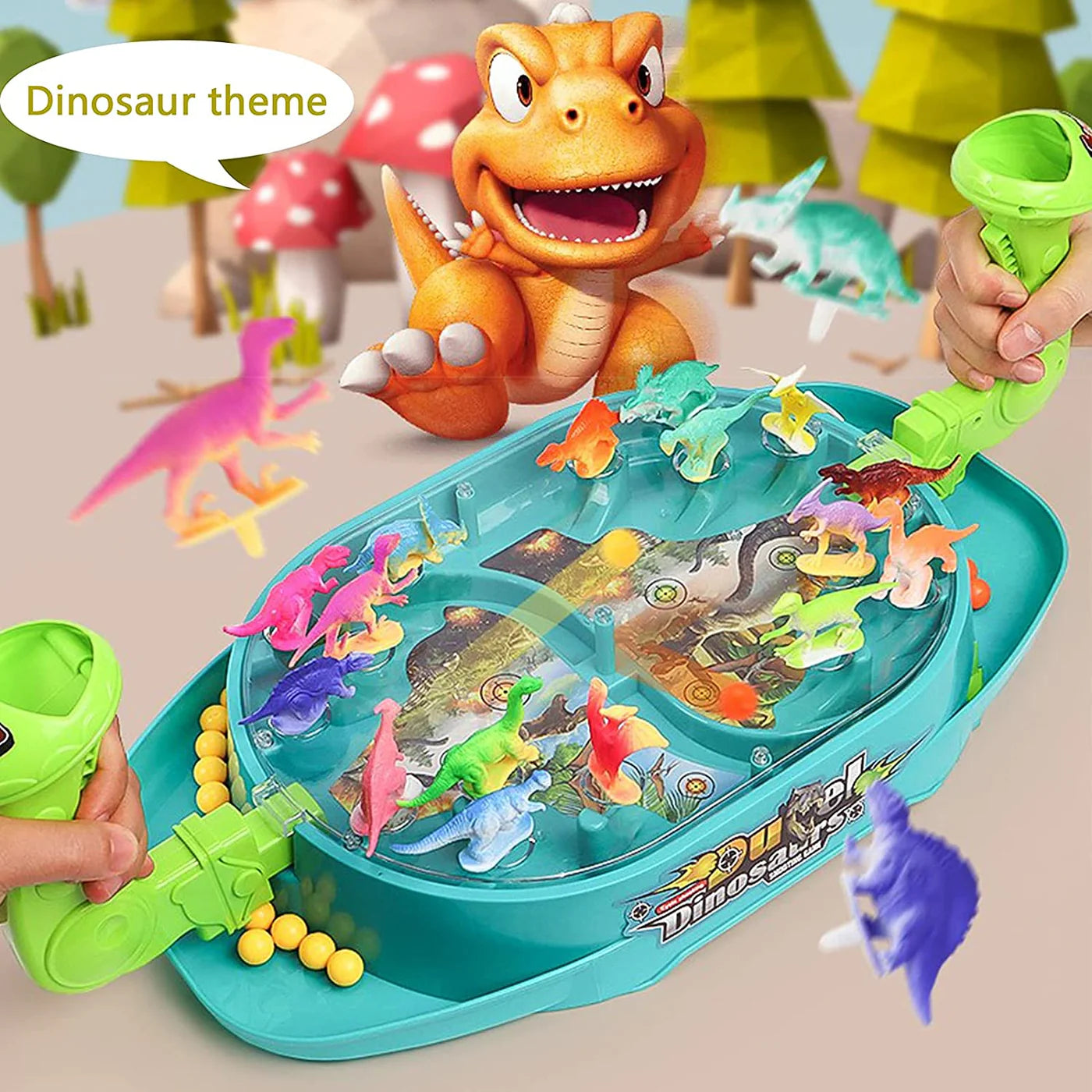 DinoFight - Dinosaur Battle Board Game.